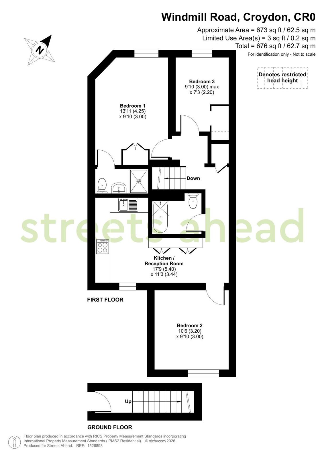 Windmill Road, Croydon floor plan 1