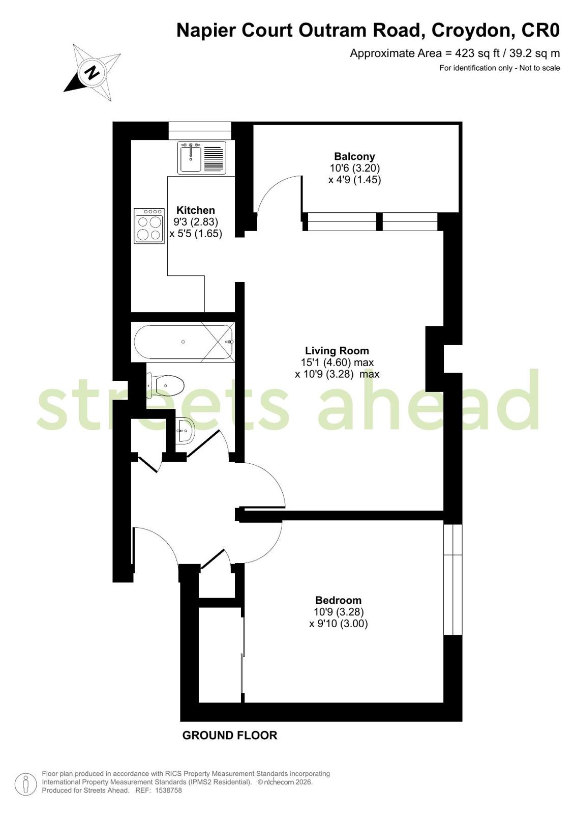 Outram Road, Croydon floor plan 1