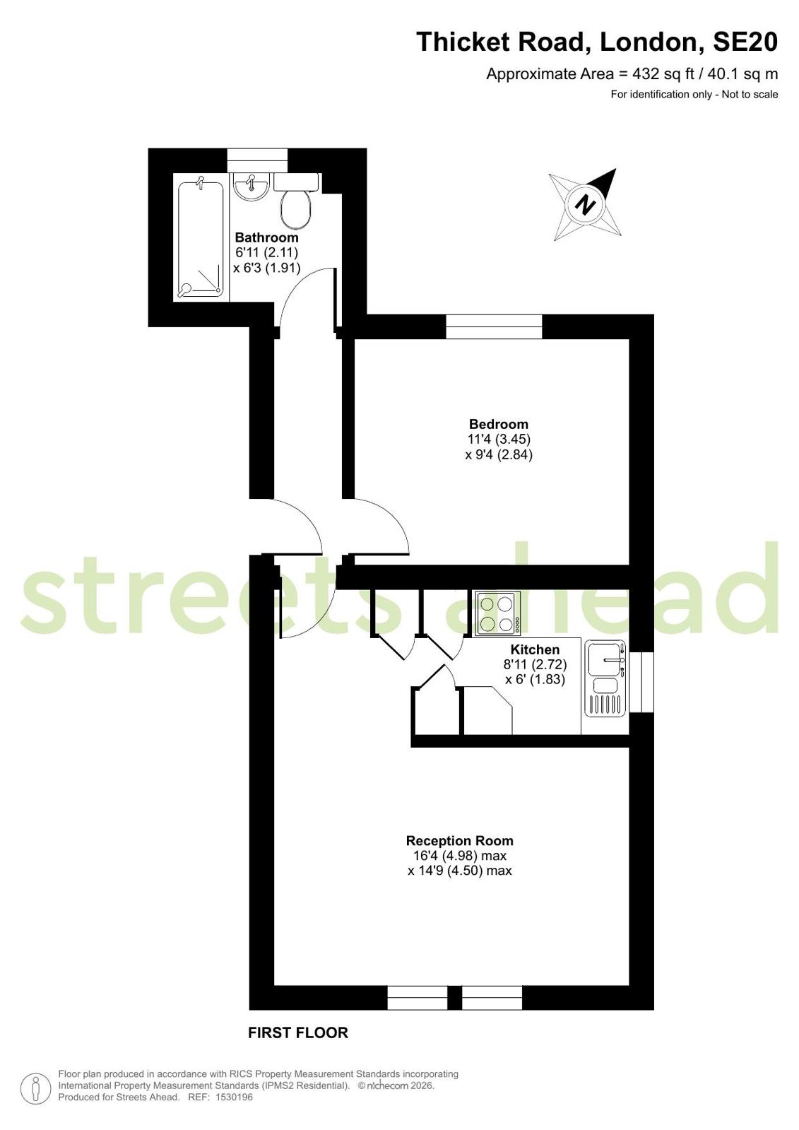 Thicket Road, London floor plan 1