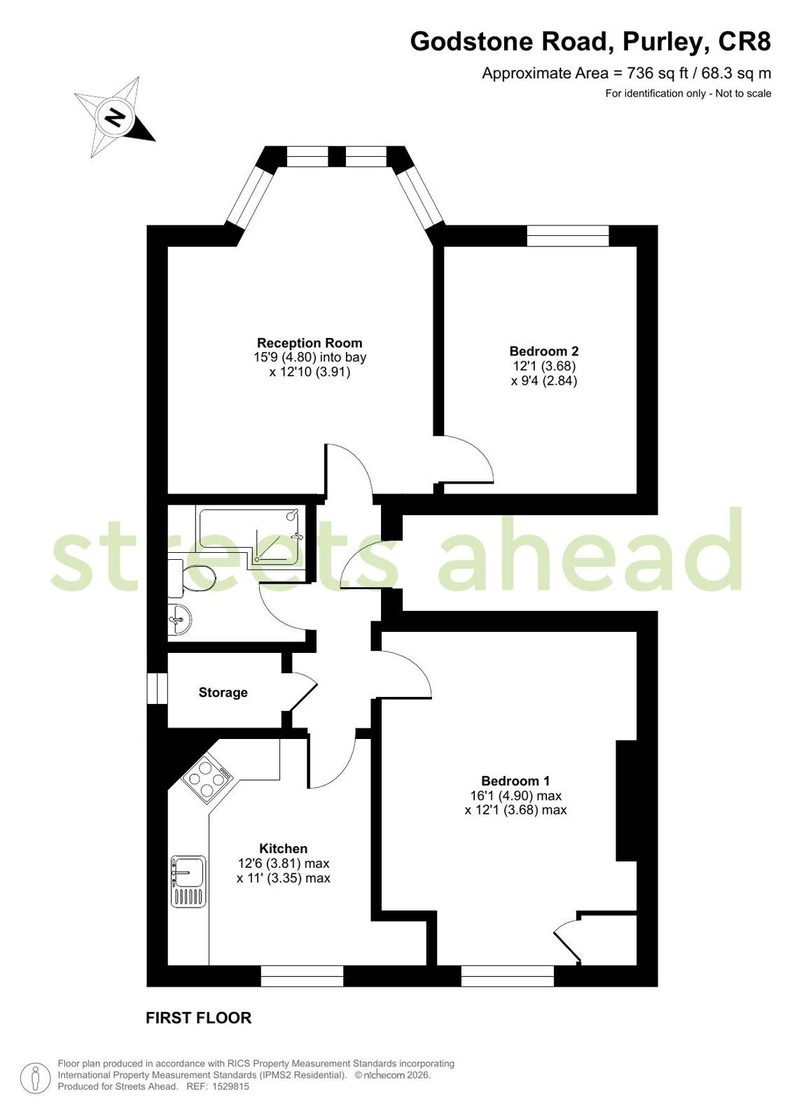 Godstone Road, Purley floor plan 1