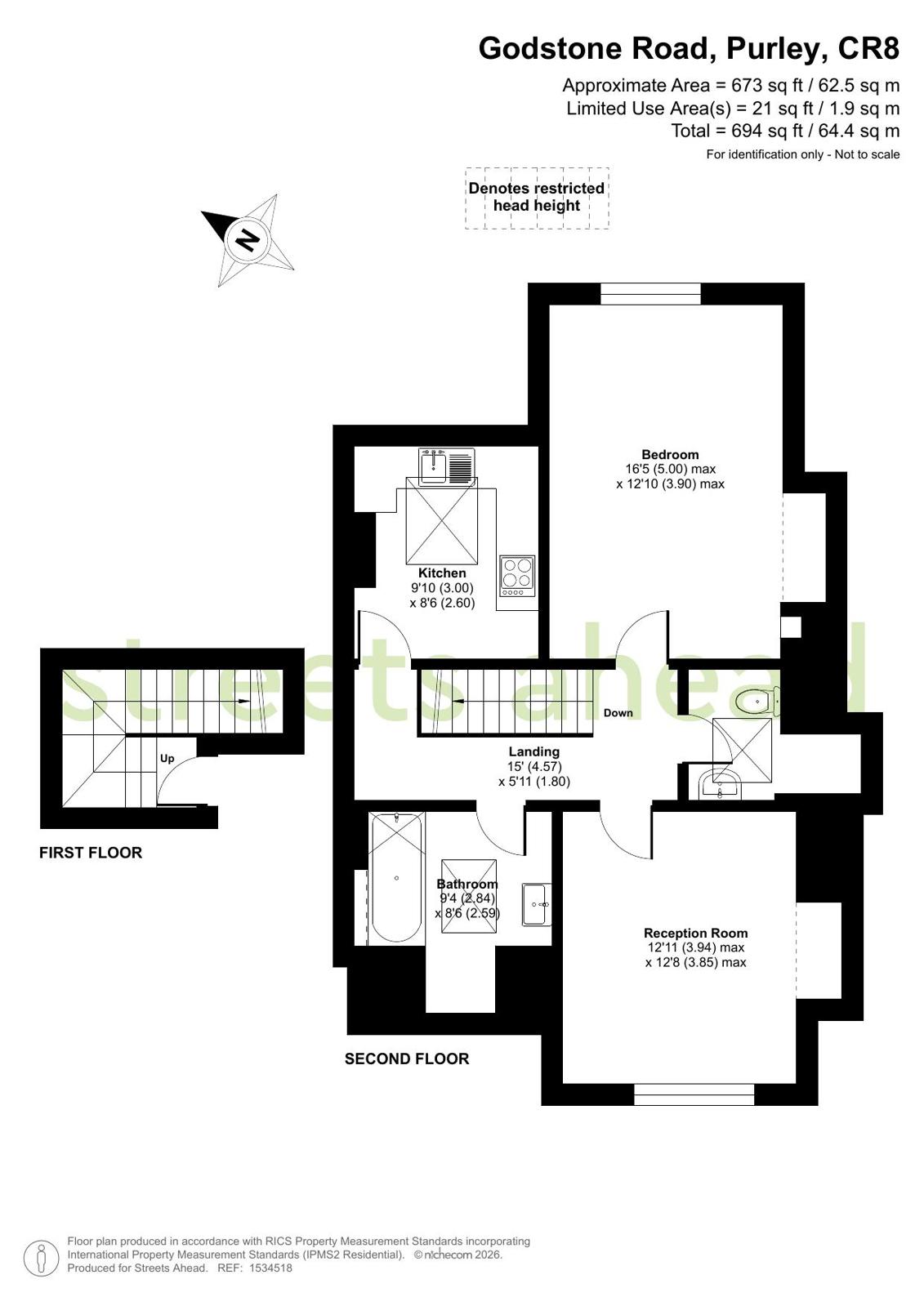 Godstone Road, Purley floor plan 1