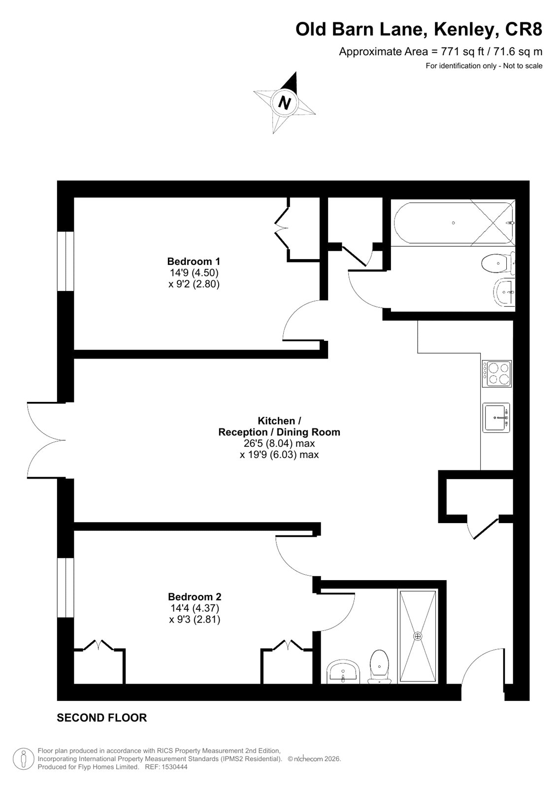 pursah_pur260214_flp_00.jpg Old Barn Lane, Kenley, Surrey floor plan 1