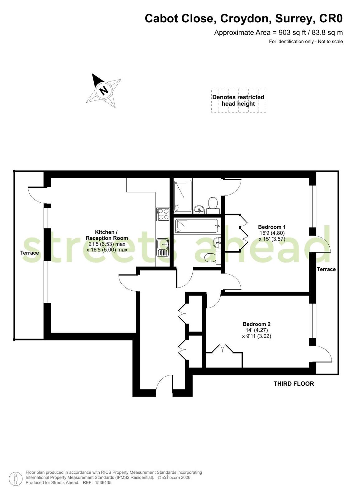 Cabot Close, Croydon floor plan 1