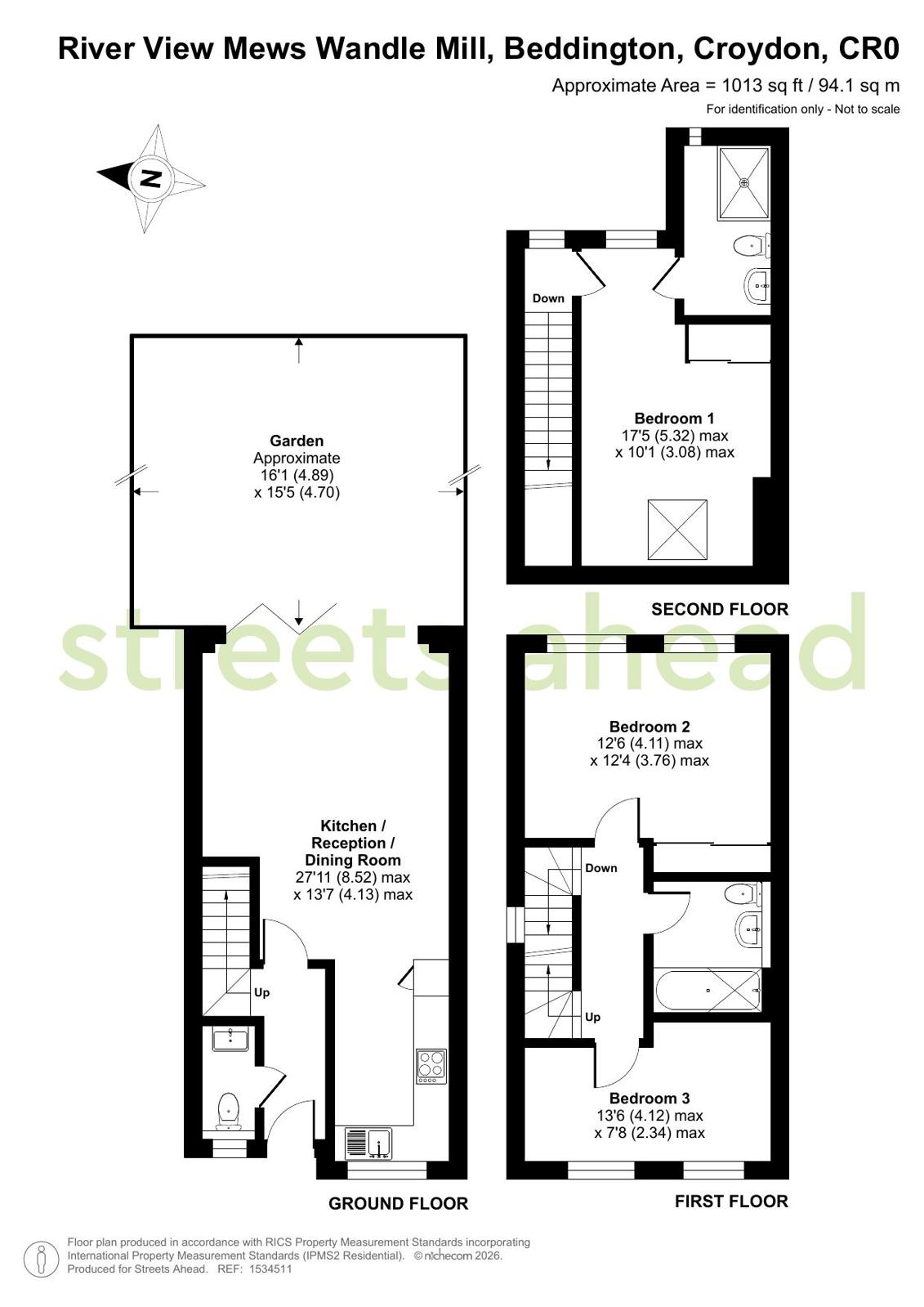 Wandle Mill, Beddington, Croydon floor plan 1