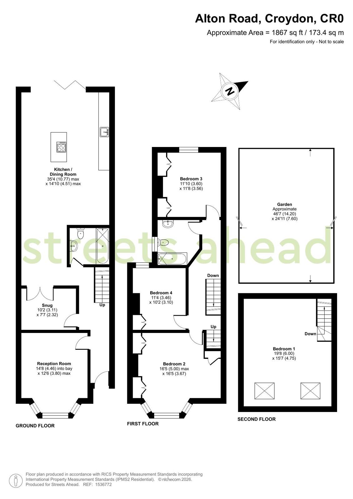 Alton Road, Croydon floor plan 1