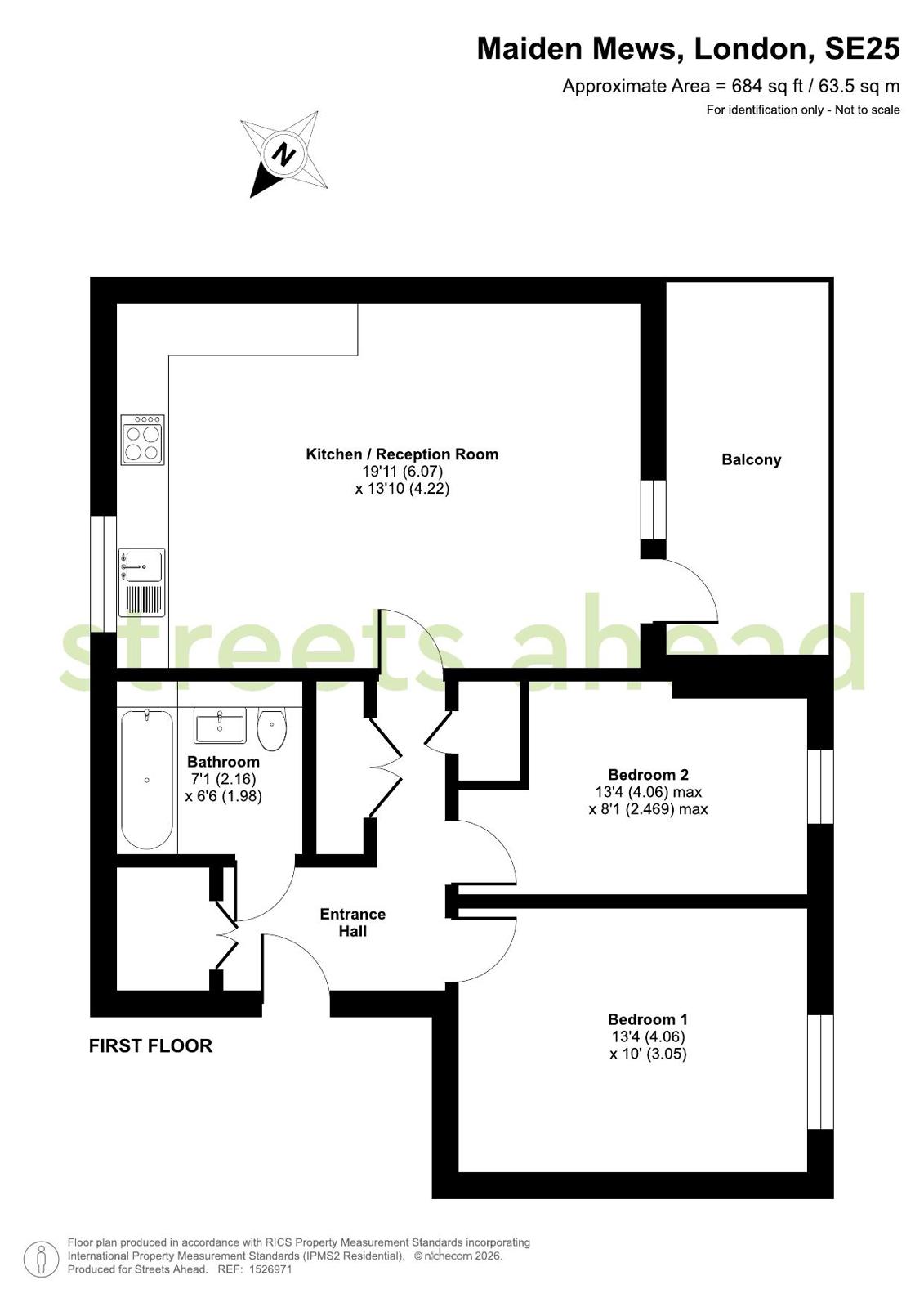 Maiden Mews, London floor plan 1