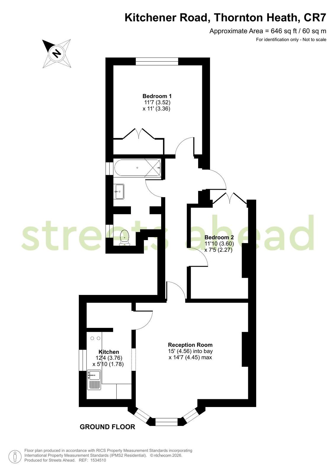 Kitchener Road, Thornton Heath floor plan 1